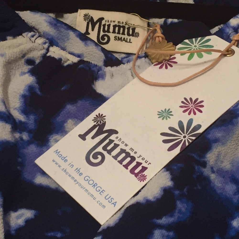 NWT Show Me Your Mumu Heidi Tie-Dye Crop Top, Sz S - Picture 6 of 7